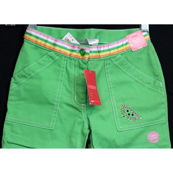 NWT 2006 Gymboree Tutti Fruity 4pc Outfit sz 6 Tank Capris Sunglasses Flip Flop - Picture 6 of 16